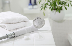 画像:肌表面温度の上昇率が高いシャワーヘッド