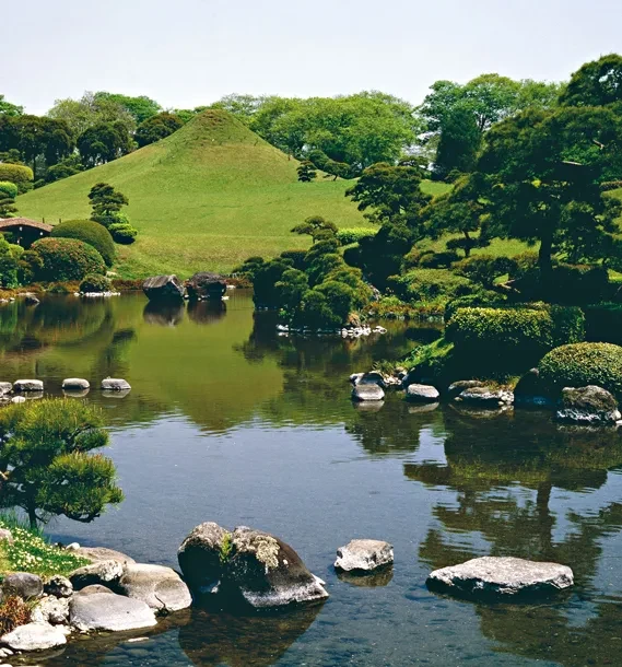 画像：水前寺公園（水前寺成趣園）