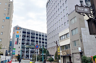 画像:市電 辛島駅からのアクセス